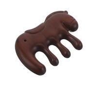 Gogogmee Peine de Masaje de Sándalo Natural Portátil Dientes Anchos Cuero Cabelludo, Cepillo Manual para Masaje Capilar y Cuidado del Cabello, Adecuado para Relajación y Uso Diario