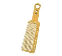Gogogmee Peine para Corte de Cabello de Resina Amarillo Accesorio Duradero para Peluquería Masculina y Femenina Peine para Profesional y Doméstico