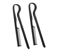 Gogogmee Peines Cabello Moldeador De Cabello Liso 2 Unidades Negro Tamaño Mediano Plancha De Pelo Herramienta Peluquería Para Uso Profesional y Peinados Diarios