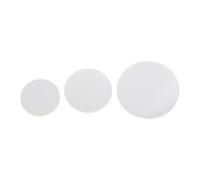 Gogogmee Películas Transparentes para Insignias Redondas 32/44/58 MM Láminas Plásticas Protectoras para Fabricantes de Botones 300 Unidades para Manualidades y Prendedores
