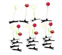 Gogogmee Pelo Brotes de Soja Hechas de Plástico y Aleación de Zinc 16 Pinzas Pequeñas y Kawaii Ideales para Decorar Peinados Vida Diaria y Navidad