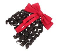 Gogogmee Peluca Ondulada Y Larga con Rulos de Palacio para Mujer Extensión de de Caballo Sintética para Fiesta Graduación Cosplay