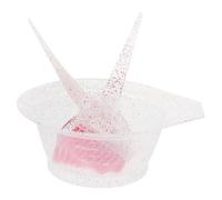 Gogogmee Pinceles y Tazón para Teñir Cabello con Cerdas Flexibles Tazón Graduado y Diseño Resistente para Profesional y Doméstico para Mechas Coloración y Decoloración