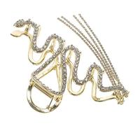 Gogogmee Pinza Para Cabello Forma De Serpiente Cristales y Flecos Accesorio Elegante Para Mujeres Para Fiestas y Eventos Sujeción Firme y Delicada
