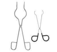 Gogogmee Pinzas Metálicas de Moxibustión 2 Piezas, Abrazaderas Pequeñas y Grandes para Sujetar Conos de Moxa, Herramienta de Agarre Resistente al Calor para Terapia y Cuidado en