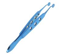 Gogogmee Pinzas Metálicas para Párpados de Titanio 5X5 MM para Glándulas de Meibomio Extractor para Masaje y Desbloqueo de Párpados Herramienta Profesional para Cuidado Ocular