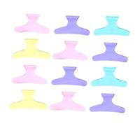 Gogogmee Pinzas Pelo de Plástico Coloridas Ideales para Secar y Peinar el Cabello 24 Accesorios para Peluquería Color Aleatorio para Salón en Estilistas Profesionales
