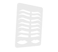 Gogogmee Plantilla Acrílica para Cejas Práctica Molde de Dibujo Multifuncional para Salón Diseño Fácil y Preciso para Microblading y Tatuajes Compatible con Kits y Máquinas Adaptable
