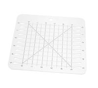 Gogogmee Plantilla de Acrílico para Acolchado Cuadrada Regla de Costura Resistente con Líneas Marcadas Herramienta Práctica para Patchwork y Corte DIY Plantilla Estable para Patrones y