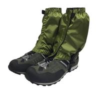 Gogogmee Polainas Impermeables Ligeras para Senderismo y Montaña Cubiertas Ajustables para Botas Protección contra Nieve y Agua Unisex Color Verde Oscuro para Trekking y Exteriores