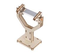 Gogogmee Prisma Triangular de Vidrio Óptico con Soporte Resistente, Equipo de Laboratorio de Física para Experimentos de Reflexión y Refracción de Luz, Herramienta Educativa para Enseñanza