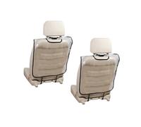 Gogogmee Protector Respaldo Asiento Coche 2 Unidades Transparentes Antipatadas Cubre contra Suciedad y Desgaste Fácil de Limpiar Instalación Rápida para Asientos Reposacabezas