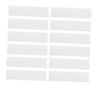 Gogogmee Rack transparente de pared de tarjeta de índice auto adhesivo portaetiquetas de bolsillo organizador de fichas bolsas de etiqueta de polivinilo