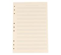 Gogogmee Recambio de Cuaderno de Música 100 Hojas de Papel Manuscrito Vacío 2 Mm 12 Líneas para Partituras, Papel de Repuesto para Estudiantes y Músicos, Material Escolar Oficina