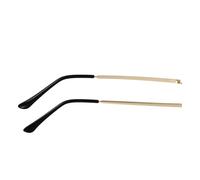 Gogogmee Recambios Diseñados para Reducir Contactos Metálicos de Metal y Plástico Dorado Gafas Patillas y Cómodos de Llevar para Paquete de 1 Par Gafas de Lectura