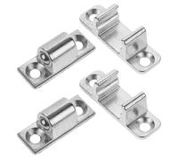 Gogogmee Recambios para Campana Extractora Campanas Teka 4 Piezas de Pestillos Metálicos con Fijación para Panel de Vidrio en Acero Inoxidable Fácil Instalación para Cocina