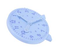 Gogogmee Reloj Didáctico para Niños, Modelo De Reloj Educativo De Aprendizaje para Niños, Herramienta De Enseñanza del Tiempo En El Aula para Preescolar Y Aprendizaje Temprano (Azul)