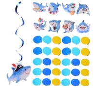 Gogogmee Remolinos Colgantes De Animales Marinos Suministros para Fiestas Temáticas Remolinos Colgantes De Decoraciones Serpentinas para Fiestas Marinas