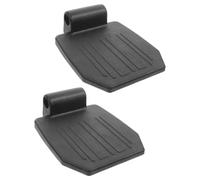 Gogogmee Reposapiés Diseño Ergonómico de Repuesto para Silla de Ruedas 2 Piezas Material Pp Diámetro Adaptador 22mm para Usuarios Movilidad Limitada