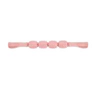 Gogogmee Rodillo de Masaje Muscular de Ruedas para Yoga Herramienta Portátil para Relajación y Estimulación Sanguínea Masajeador Manual para Brazos Cuello Piernas y Hombros Color Rosa