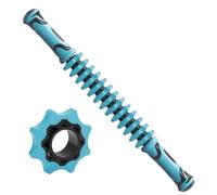 Gogogmee Rodillo Masajeador De Masajes Musculares Ruedas De Plástico Para Relajar Cuerpo Completo y Estiramientos De Yoga Azul