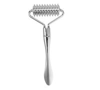 Gogogmee Rodillo Masajeador Facial Inoxidable Aplicador Metálico para Crema de Ojos y Masaje Muscular Herramienta Portátil para Relajación y