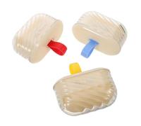 Gogogmee Rodillo Quitapelusas Portátil y Lavable 3 Piezas Mini, Extra Adhesivo para Pelo de Gato y Pelusa, Limpiador Reutilizable Compacto para Ropa, Muebles y Viaje, Colores Rojo,