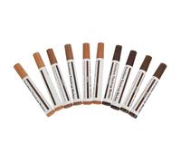 Gogogmee Rotuladores para Reparar Muebles de Madera 10 Piezas (1-5 Tonos, 2 Unidades Cada Uno) Marcador Relleno Madera Cubre Rayones Rápido Secado para Restauración Hogar y Oficina