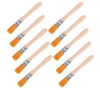 Gogogmee Set de 10 Pinceles de Excavación Arqueológica Mango Ergonómico Cepillos de Madera para Herramientas Científicas Educativas Juego para Excavar y Explorar Fósiles