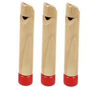 Gogogmee Silbatos de Madera para 3 Piezas, Juguetes Didácticos Pequeños y Ligeros para Fiestas, Flautas de Juguete Seguras y Fáciles de Transportar, Ideales para Desarrollar Habilidades