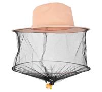 Gogogmee Sombrero de Apicultor Velo de Malla Transpirable, Ajuste Cómodo Correas Ajustables, Protección Integral para Cabeza y Rostro, Ligero y Resistente para Apicultura y Actividades