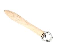 Gogogmee Sonajero de Madera con Mango Redondo Instrumento Musical Educativo para Bebés Juguete Estimulante para Desarrollo Sensorial y Coordinación Seguro para Recién Nacidos y Pequeños