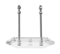 Gogogmee Soporte de Pared Acrílico Transparente para Tabla de Skate Colgador Flotante para Monopatín Soporte Compacto para Exhibición y Almacenamiento Casa o Gimnasio