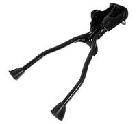 Gogogmee Soporte Doble para Bicicleta o Caballete Lateral Ajustable y Plegable Estacionamiento Estable para Montaña Accesorio Negro