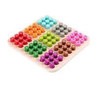 Gogogmee Sudoku de Madera de Mesa Educativo para Adultos Tablero Resistente para Entrenamiento Cognitivo y Familiar