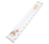 Gogogmee Tabla de Crecimiento 7 a 18 Años Regla de Altura Mural Diseño de Globo y Ciervo Lienzo Grueso Resistente para Colgar Pared Decoración Infantil para Dormitorio