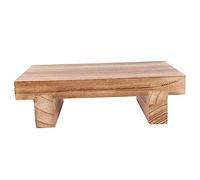 Gogogmee Taburete De Madera Estable y Resistente Para Dormitorio y Baño Banco De Apoyo Para Camas Altas y Uso Infantil Diseño Sencillo y Práctico Capacidad De Carga Fuerte