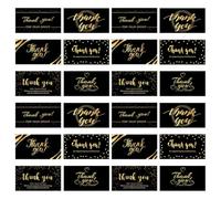 Gogogmee Tarjetas de agradecimiento negras 300pcs papel resistente para cajas y bolsas de uso versátil