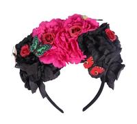 Gogogmee Tocado de Flores y Mariposas para Mujer en Color Negro, Diadema de Plástico Adecuado para Fiestas Nocturnas y Bailes Elegantes Varios estilos
