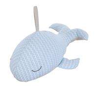 Gogogmee Tope de Puerta Kawaii de Tela Forma de Ballena Azul Claro Tope Anticolisión Estable a Prueba de Viento para Dormitorio y Oficina Funcional para Protección Interior