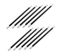 Gogogmee Varita Mágica de Plástico y Negra, 20 Piezas, Accesorio de Disfraz de Mago, Herramienta de Mago Multifuncional para Actuaciones y Fiestas de Halloween