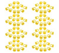 Gogogmee Vaso Hexagonal para Pegamento de Pestañas Forma de Flor Soporte para Adhesivo de Extensiones Contenedor Reutilizable de 250 Piezas para Aplicación Profesional y Secado Rápido