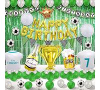 GoGoGoodie, decoraciones para fiestas temαticas de fϊtbol, ??globos, conjunto de feliz cumpleaρos, suministros para fiestas de Carnaval de la Cop