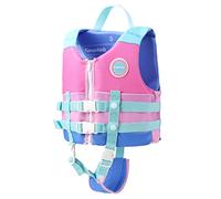 Gogokids Chaleco salvavidas para niños - Chaleco salvavidas para niños pequeños, chaqueta de natación Bouyancy traje de baño traje de baño chaleco de neopreno chaleco de natación para niños de 2 a 9