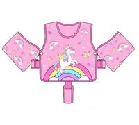 Gogokids Chaleco salvavidas para niños con alas desmontables y 8 elementos de flotabilidad, ayuda de natación ajustable para niños de 2 a 6 sí (15-30 kg), manguitos de natación para piscina y clases