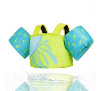 Gogokids Chaleco salvavidas para niños con manguitos de natación para bebés - Cómodo flotador con pulseras para niños de 1 a 6 años, 24-66 lbs/11-30 kg, chaqueta de entrenamiento de natación con