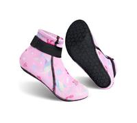 Gogokids - Escarpines de neopreno para niños 3mm, calcetines térmicos con cierre de velcro para niños y niñas, calcetines antideslizantes para natación para voleibol de playa, natación, playa