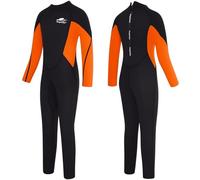 Gogokids Traje de neopreno para niños de 2,5 mm, traje de baño térmico de neopreno con protección UV 50+ para niños de 3 a 10 años, natación, surf, buceo, clases de natación