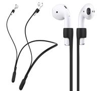 GOGOSODU Correa compatible para AirPods, correa de silicona antipérdida, conector de cable, correa deportiva para el cuello, compatible con Airpods