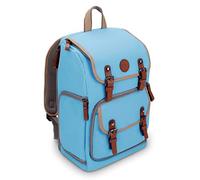 GOgroove Sac à Dos pour Appareil Photo Reflex Numérique avec Compartiment à Tablette, Séparateurs Modulables, Support Trépied & Housse Imperméable pour Canon, Nikon, Olympus et autres - Bleu - par